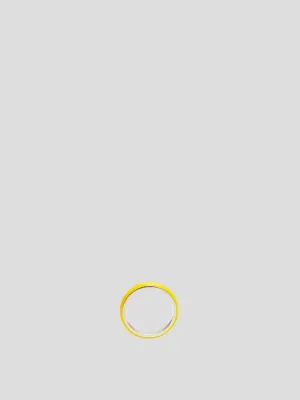 Yellow Unicorn Rainbow Enamel Stacking Ring