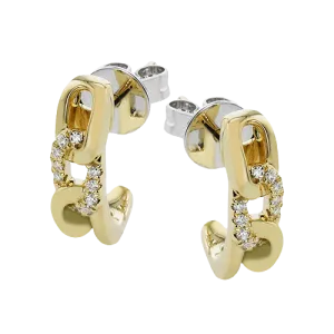 ZE860 Earring in 14k Gold with Diamonds